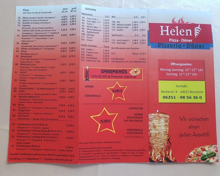 Helen Döner Pizza